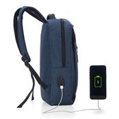 Mochila de Nylon para Notebook e Saída USB. 21L