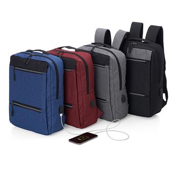 Mochila Nylon USB 21L