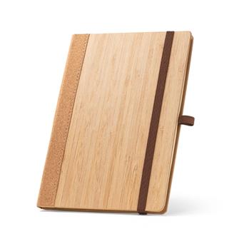 Caderno A5 de Bambu e Cortiça